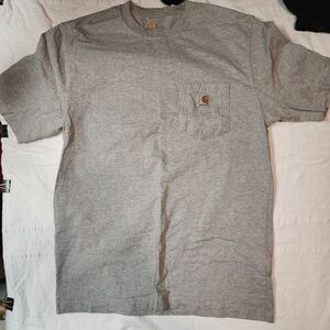 Carhartt Men's Gray Pocket T-Shirt